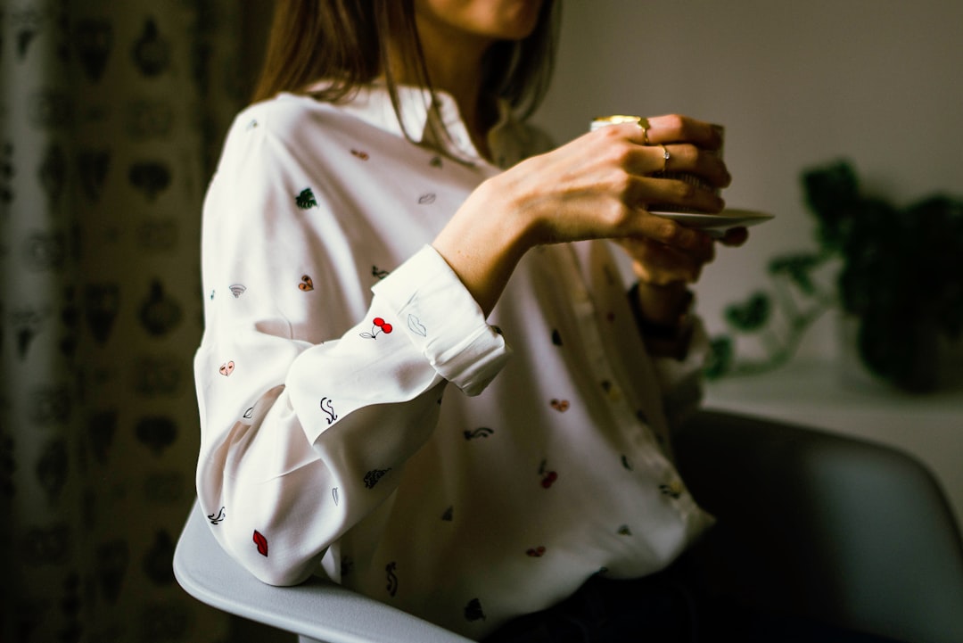 Photo white blouse