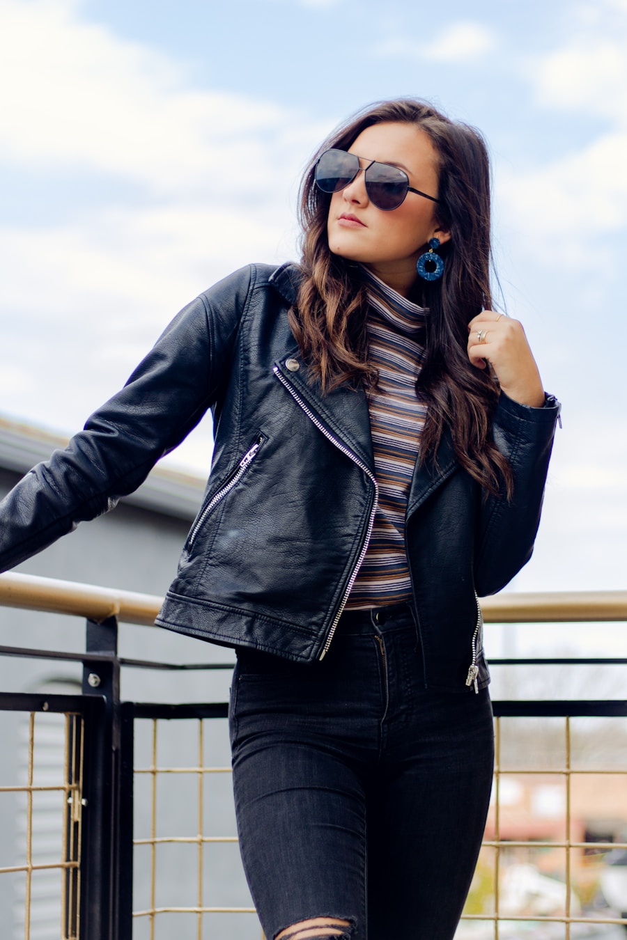 Photo biker jacket