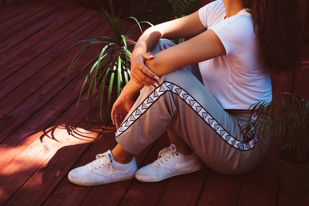 Photo white pants